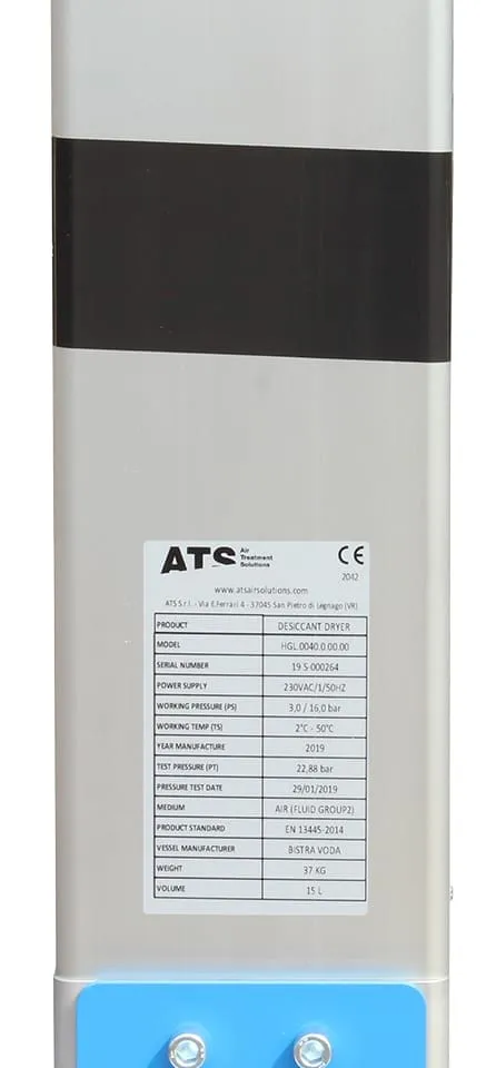 ATS HGL 40 Osuszacz Adsorpcyjny -70st., zdjęcie 5