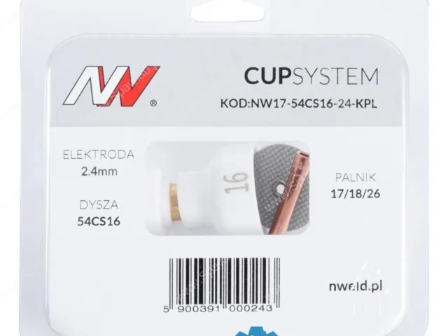 CUPSYSTEM - zestaw 17/18/26 dysza kielich #16 [na elektrodę 2.4]