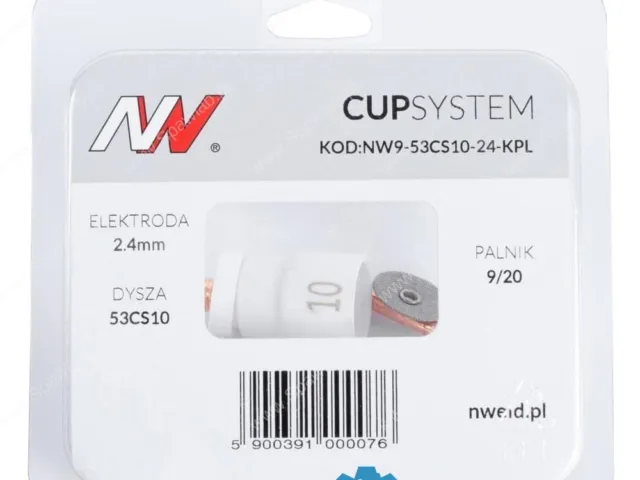 CUPSYSTEM - zestaw 9/20 dysza kielich #10 [na elektrodę 2.4]