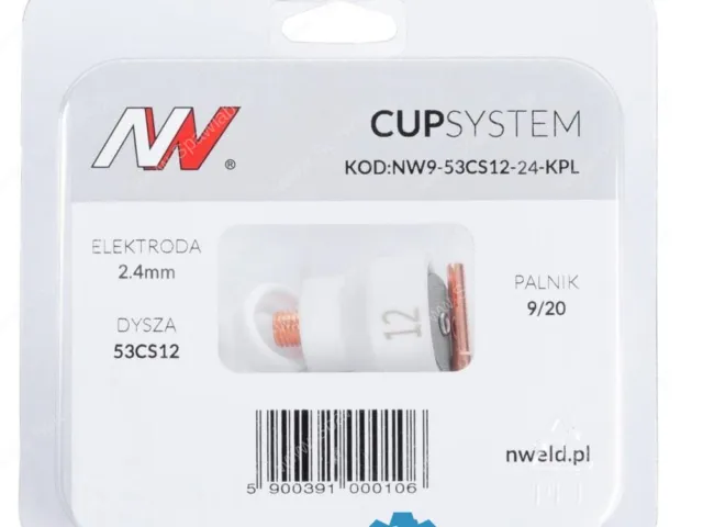 CUPSYSTEM - zestaw 9/20 dysza kielich #12 [na elektrodę 2.4]