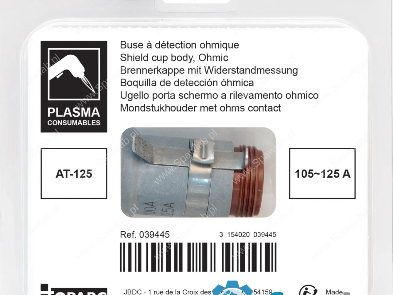 GYS Dysza z czujnikiem Ohmic 105/125A AT-125 39445, zdjęcie 4