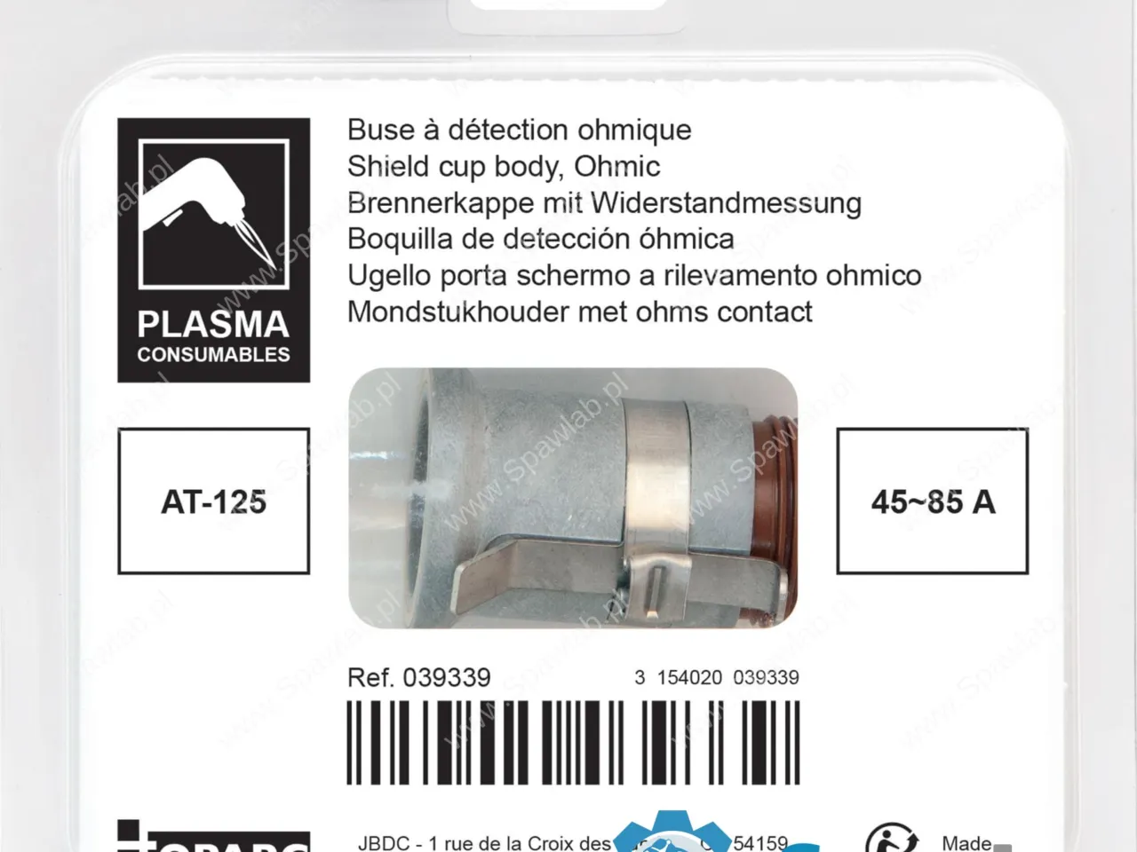 GYS Dysza z czujnikiem omowym 45/85A AT-125 39339, zdjęcie 4