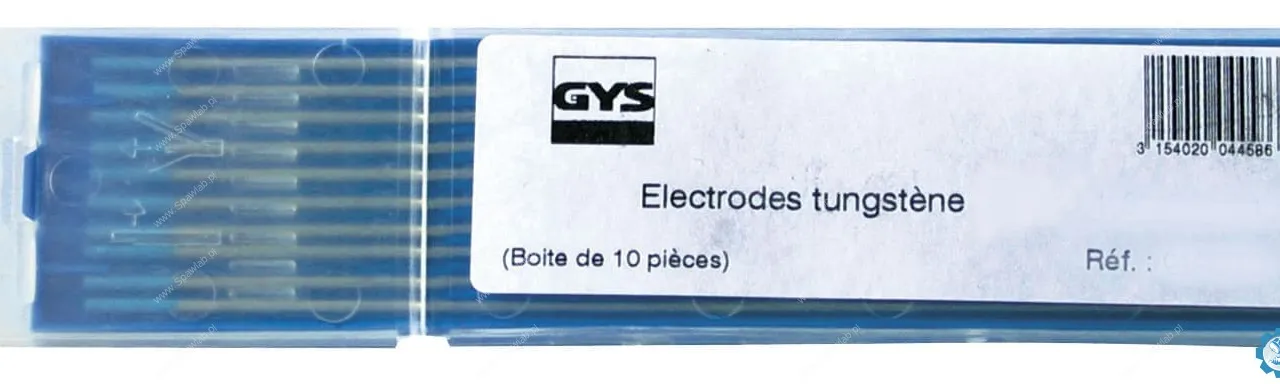 GYS 10 Electrodes - Tungsten WR2 Ø2.0 - Turquoise (AC/DC-aluminium/Steel) 44593