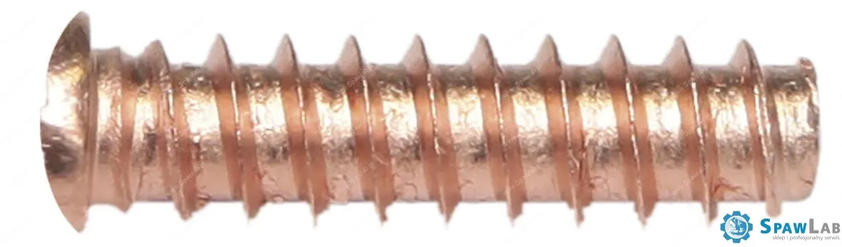 GYS 100 x Kołki Gwintowane Stalowe Ø5x18mm do Spawania Łukiem Ciągnionym 49420