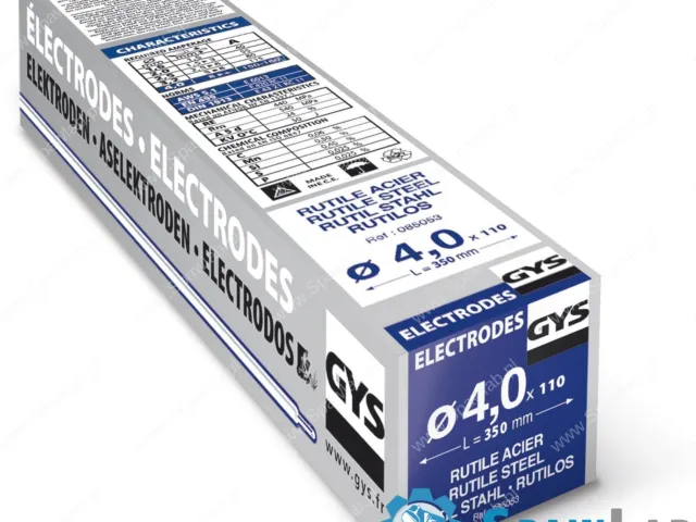 GYS 110 Elektrod rutylowych - Stal - typ GY38 - Ø4.0 85053