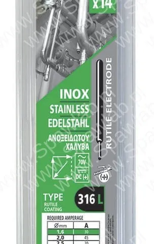 GYS 14 Elektrod nierdzewnych 316L - Ø1.6 - (Blister) 73685