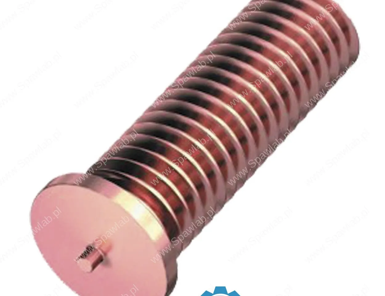 GYS 200 x Kołki gwintowane M6x16mm stal miedziowana 81345