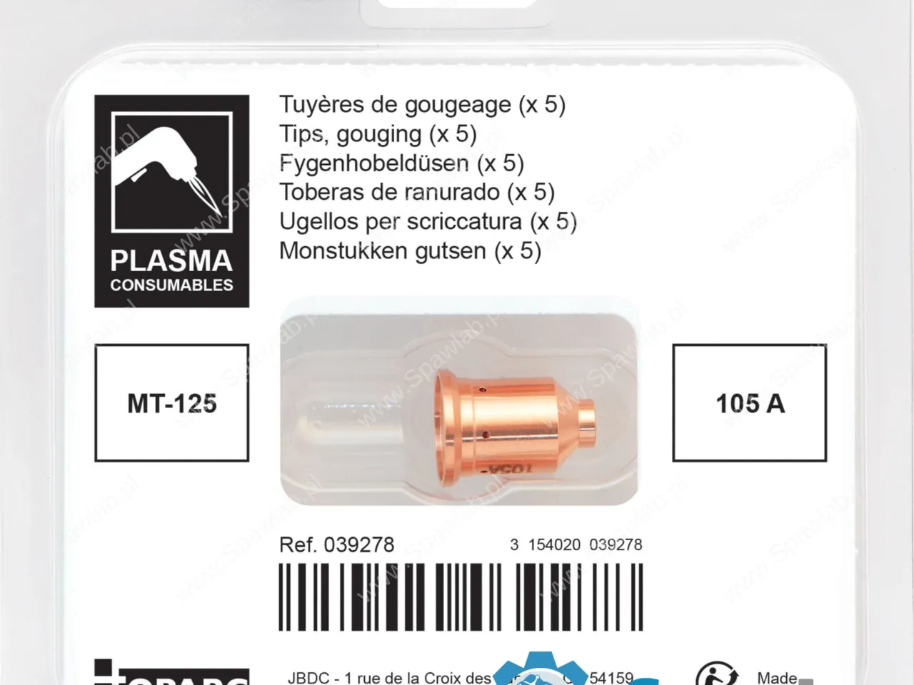 GYS 5 Dysz Żłobiących 105A Palnik MT-125 39278, zdjęcie 2