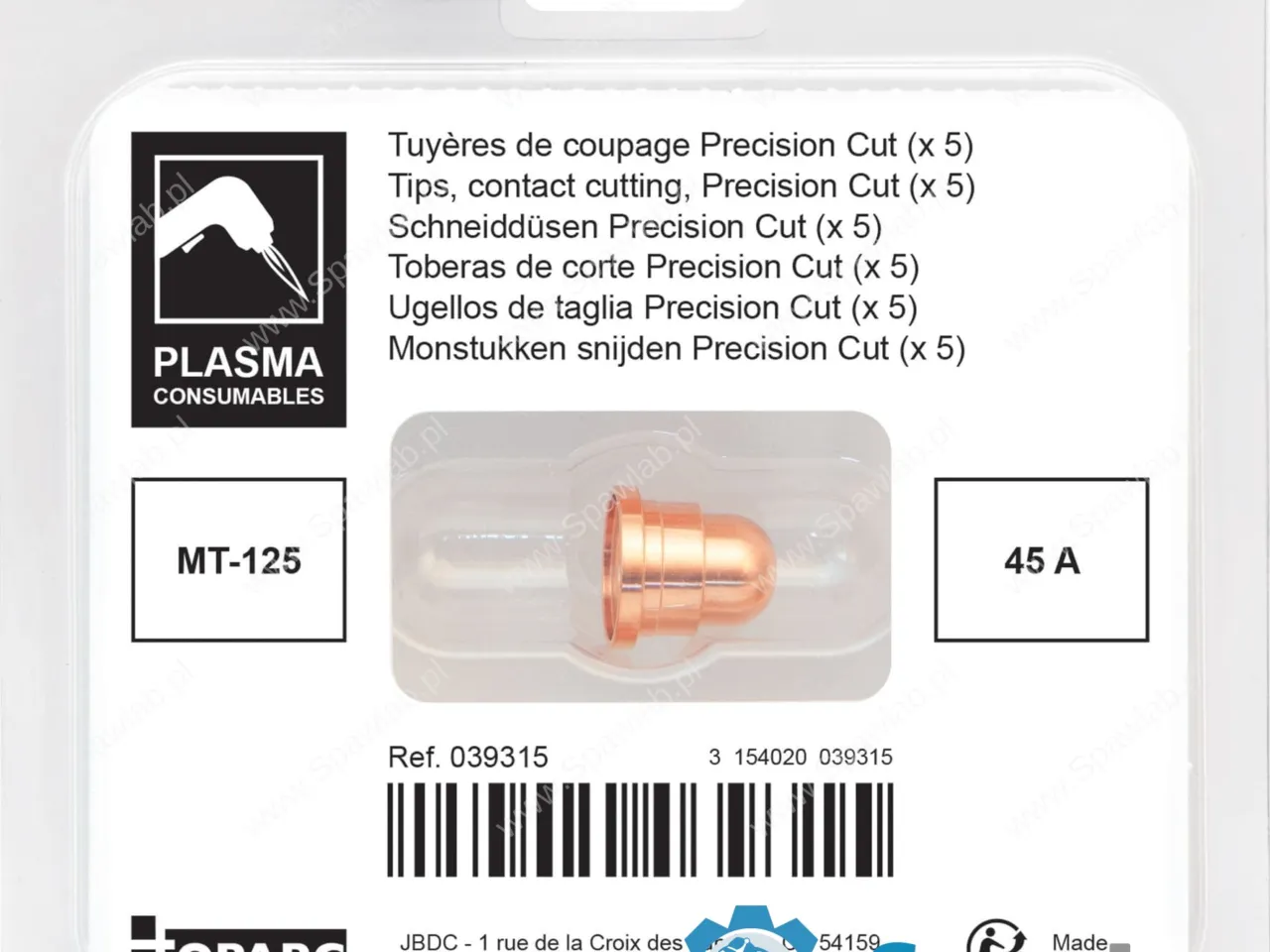 GYS 5 TIP Precisioncut 45A MT-125 39315, zdjęcie 2