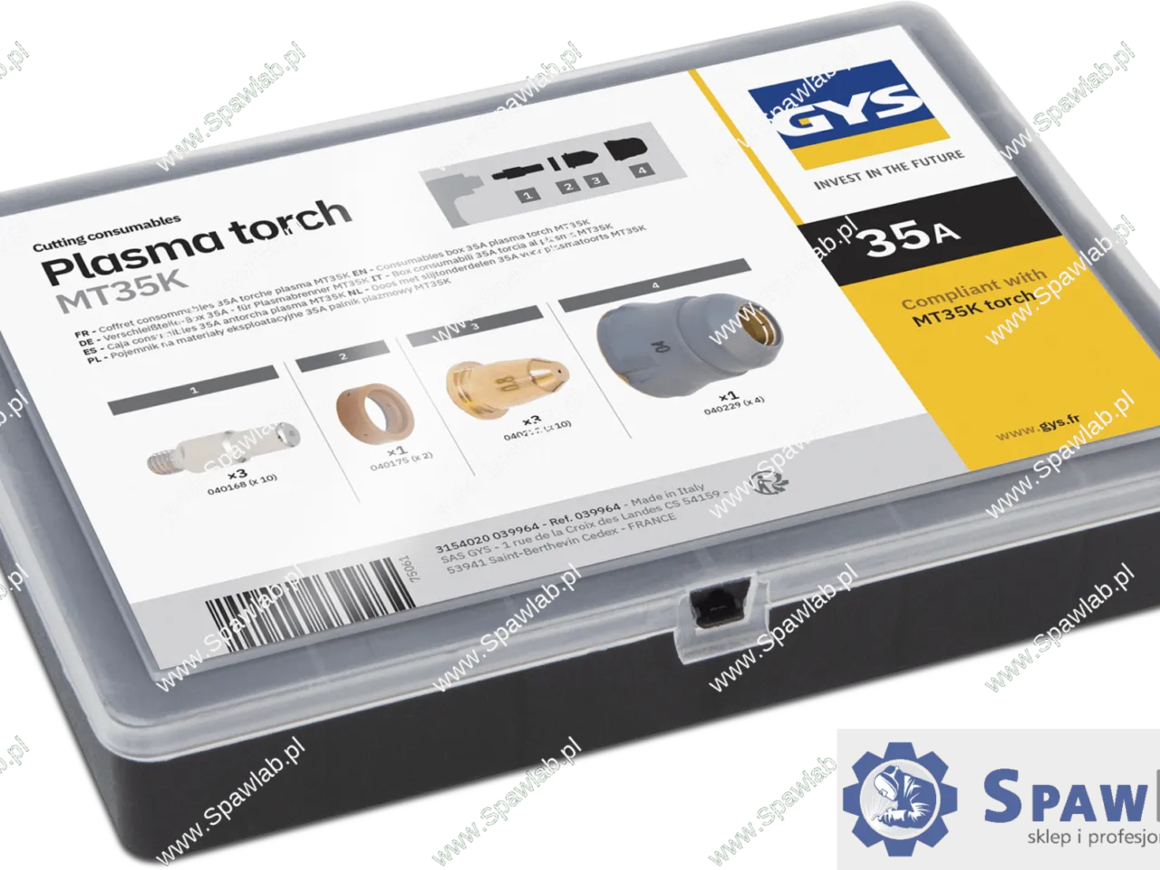 GYS Box of Consumables For Plasma MT35K Torch 39964, zdjęcie 2