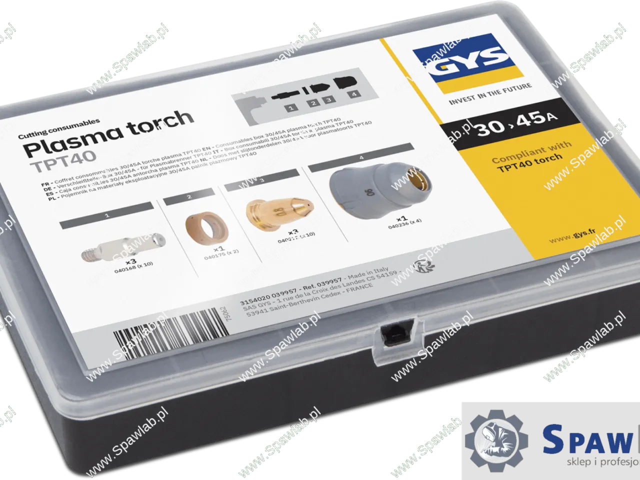 GYS Box of Consumables For Plasma TPT40 Torch 39957, zdjęcie 2