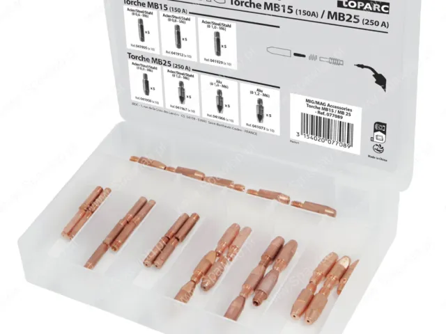 GYS BOX OF Contact Tips MB15/MB25 V2 77089