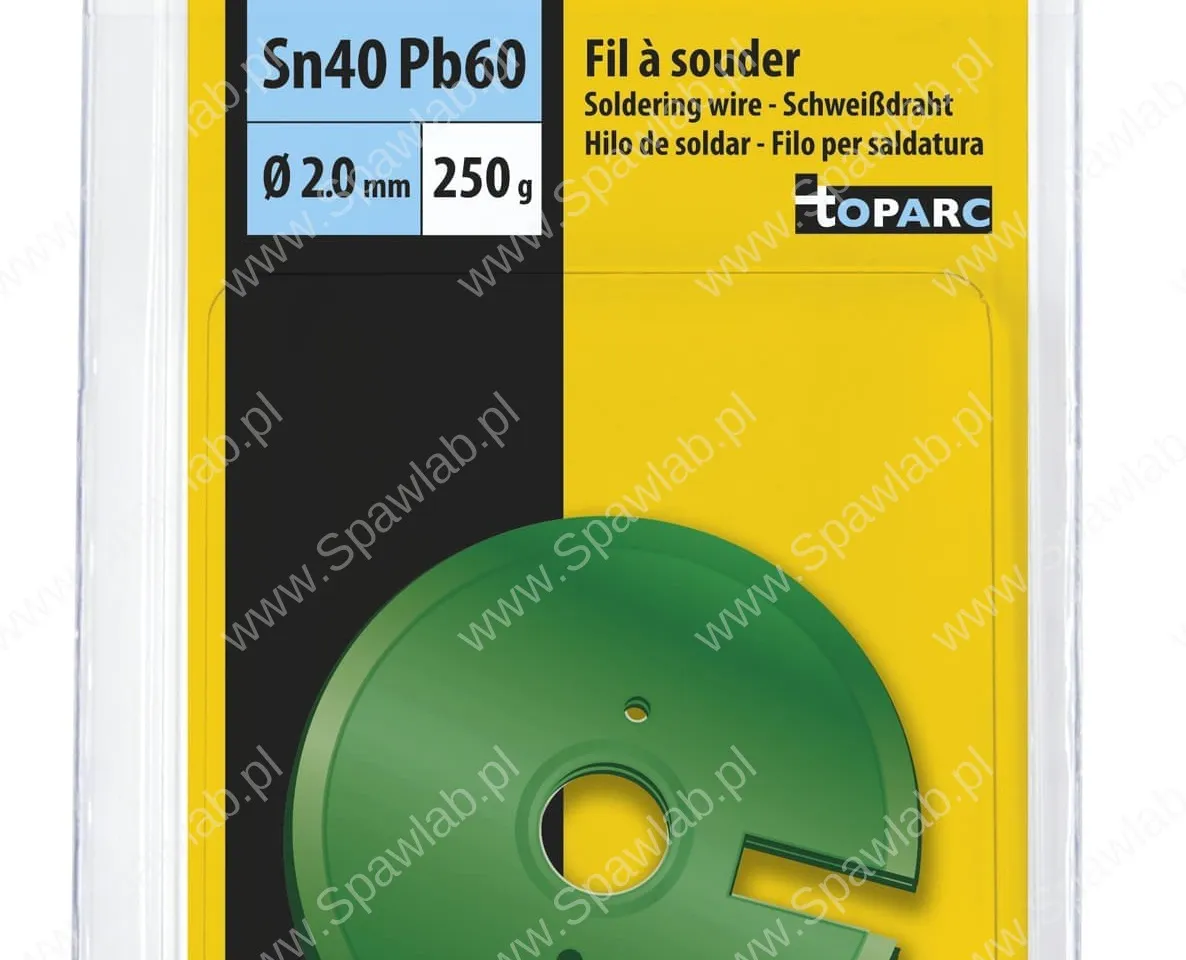 GYS Drut lutowniczy Cyna/Ołów 40% Ø2mm - 250g 47136