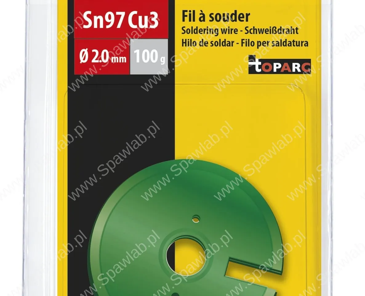 GYS Drut lutowniczy cyna/ołów 97% Ø2mm - 100g 46696