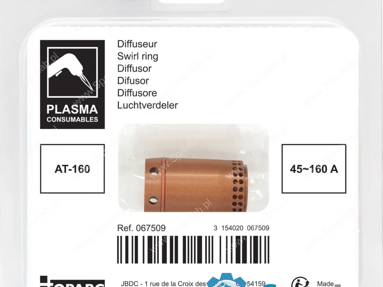 GYS Dyfuzor 45/160A palnik MT/AT-160 67509, zdjęcie 2