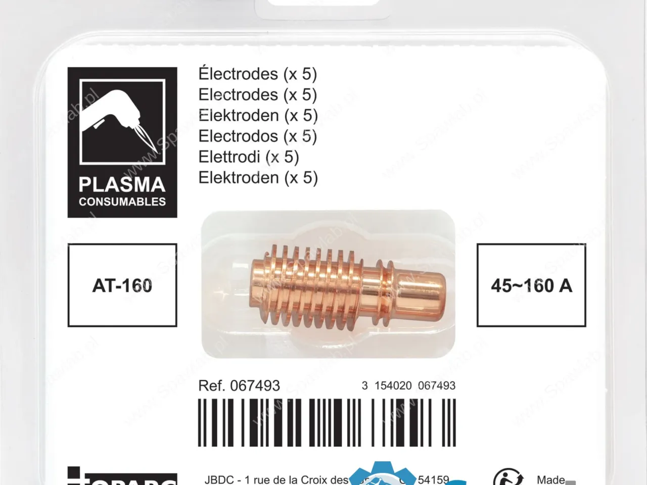 GYS Elektrody 5szt. 45/160A MT/AT-160 67493, zdjęcie 2