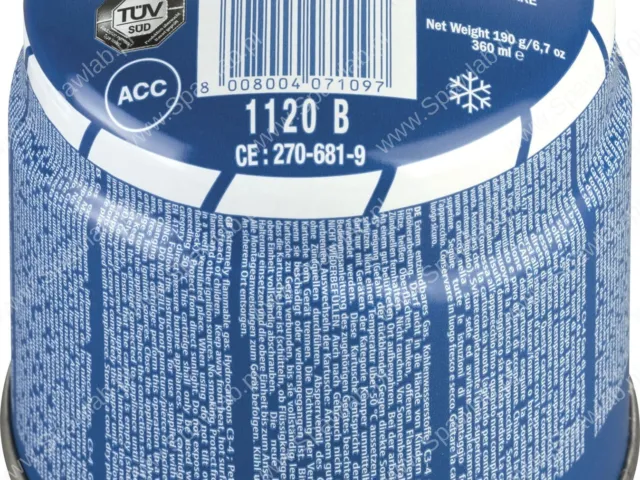 GYS Kartusz Przebijany 190gr - BUTAN GAZ 40410