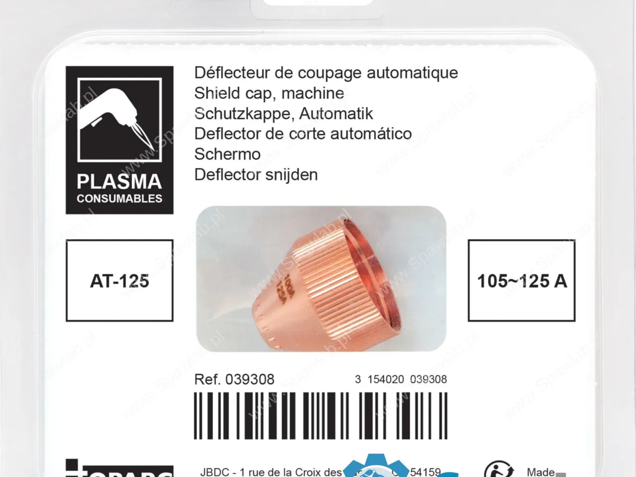 GYS Osłona Deflektora Palnik AT-125 39308, zdjęcie 3