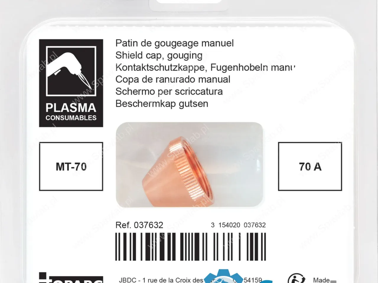 GYS Osłona do żłobienia 70A MT-70 37632, zdjęcie 3