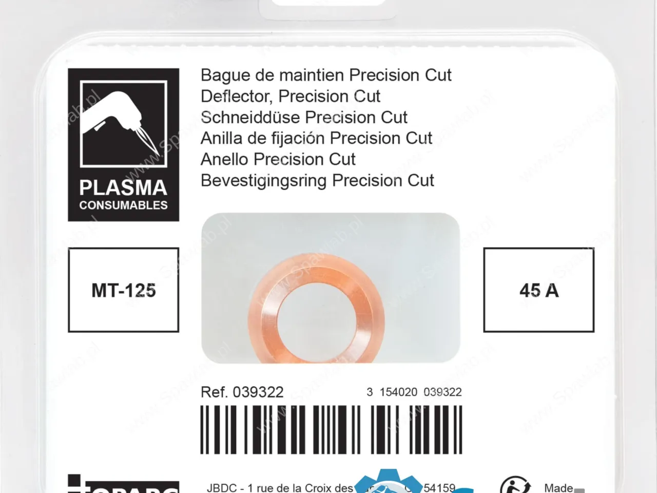 GYS Pierścień Precisioncut 45A MT-125 39322, zdjęcie 4