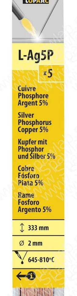 GYS Pręty do lutowania Srebro Miedź Fosfor 5% 47228