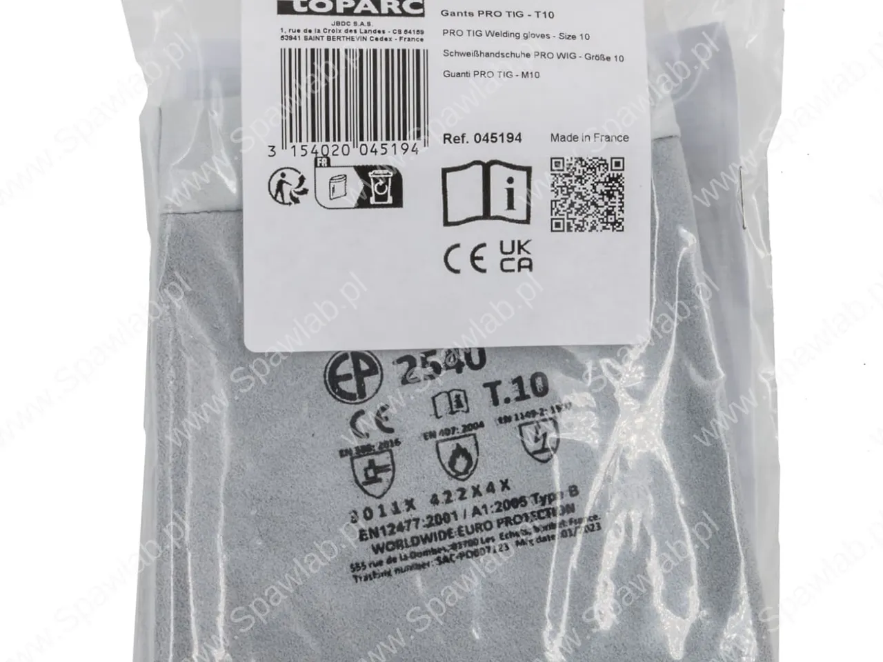 GYS pro TIG Welding Gloves (Size 10) 45194, zdjęcie 3