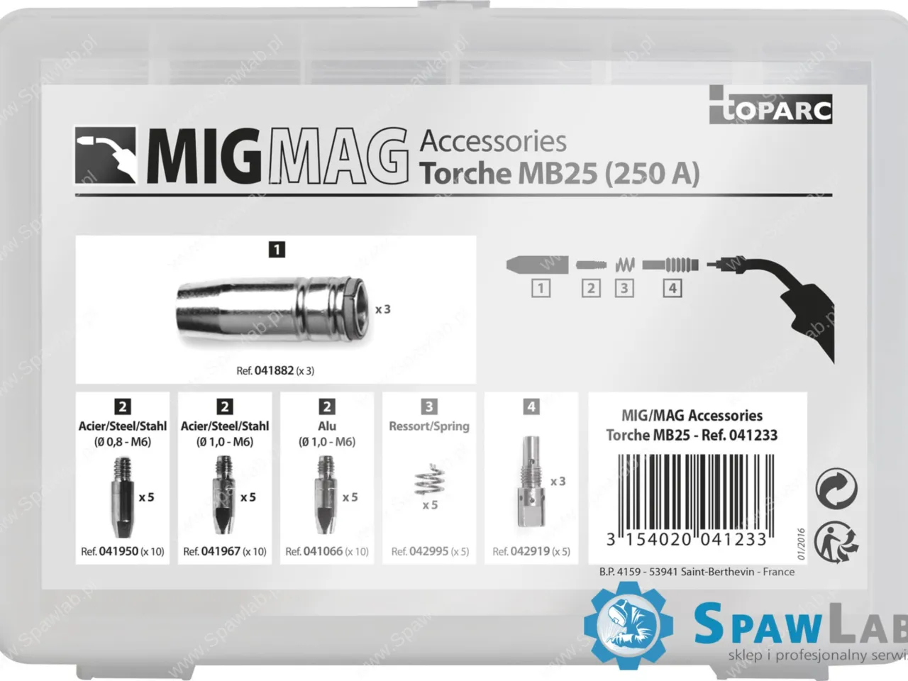 GYS Torch MB 25 Accessories BOX 41233, zdjęcie 3