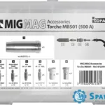 GYS Zestaw materiałów eksploatacyjnych MB501 TORCH (MIG 500 A) 72381, zdjęcie 2