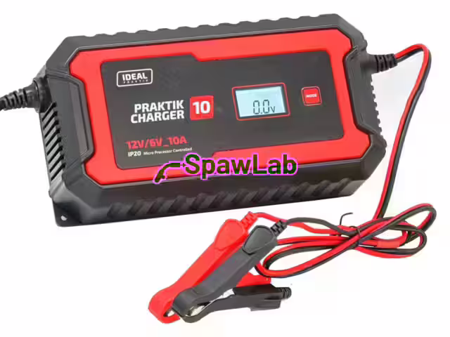 Ideal Praktik Charger 10 LCD 6/12V