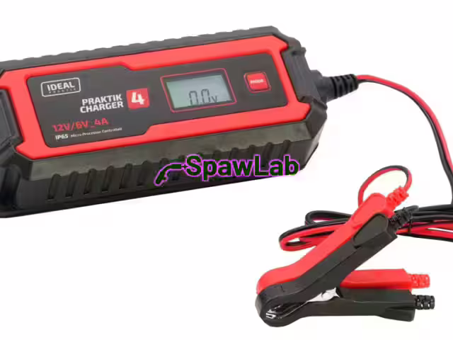 Ideal Praktik Charger 4 LCD 6/12V