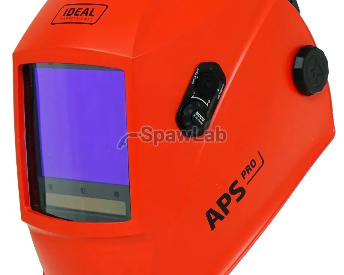 Ideal Przyłbica automatyczna APS Pro 999D-AMS+ RED MATT