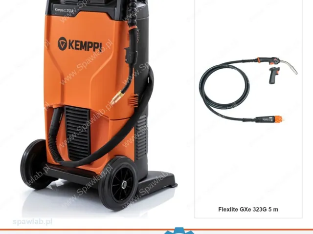 Kemppi Kempact 253A, chłodzony gazem, uchwyt GXe 323G 5 m