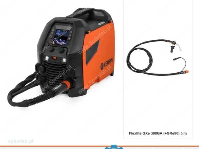 Kemppi Master M 353 GM, chłodzony gazem, uchwyt GXe 308GA 5 m