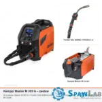 Kemppi Master M 355 G, chłodzony cieczą, uchwyt GXe 408WA 5 m