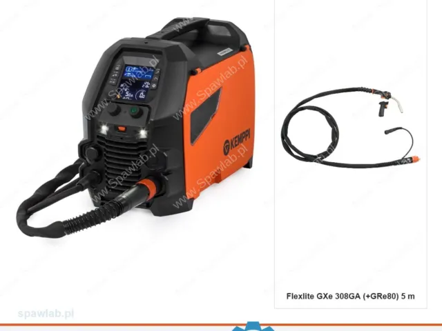 Kemppi Master M 355 GM, chłodzony gazem, uchwyt GXe 308GA 5 m