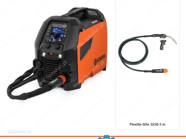 Kemppi Master M 355 GM, chłodzony gazem, uchwyt GXe 323G 5 m
