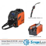 Kemppi Master M 355 GM, chłodzony cieczą, uchwyt GXe 408WA 3,5 m
