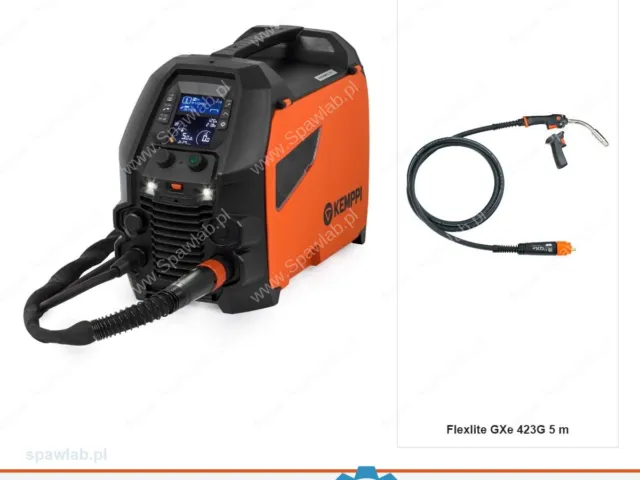 Kemppi Master M 355 GM, chłodzony gazem, uchwyt GXe 423G 5 m