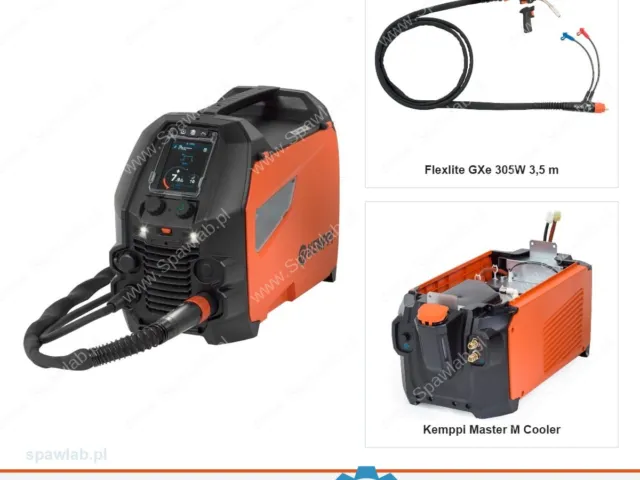 Kemppi Master M 358 G, chłodzony cieczą, uchwyt GXe 305W 3,5 m