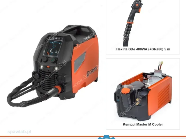 Kemppi Master M 358 G, chłodzony cieczą, uchwyt GXe 408WA 5 m