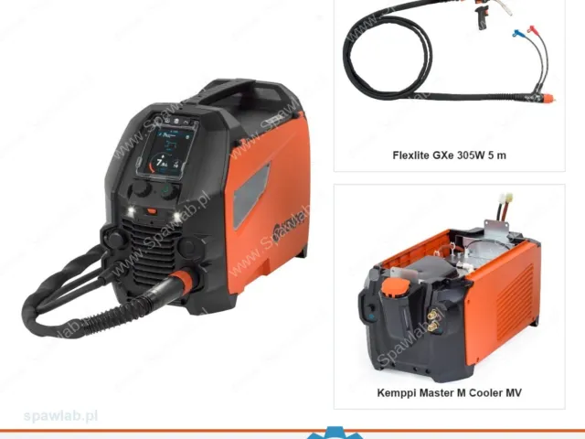 Kemppi Master M 358 GM, chłodzony cieczą, uchwyt GXe 305W 5 m