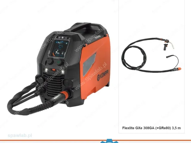 Kemppi Master M 358 GM, chłodzony gazem, uchwyt GXe 308GA 3,5 m