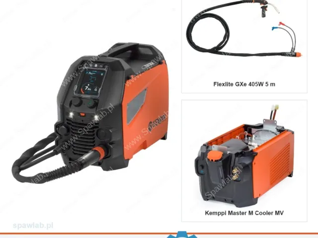 Kemppi Master M 358 GM, chłodzony cieczą, uchwyt GXe 405W 5 m