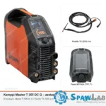 Kemppi Master T 355 DC G, chłodzony gazem, panel TFT 7″, uchwyt TX 225G 4 m