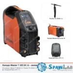 Kemppi Master T 355 DC G, chłodzony cieczą, panel TFT 7″, uchwyt TX 353W 4 m