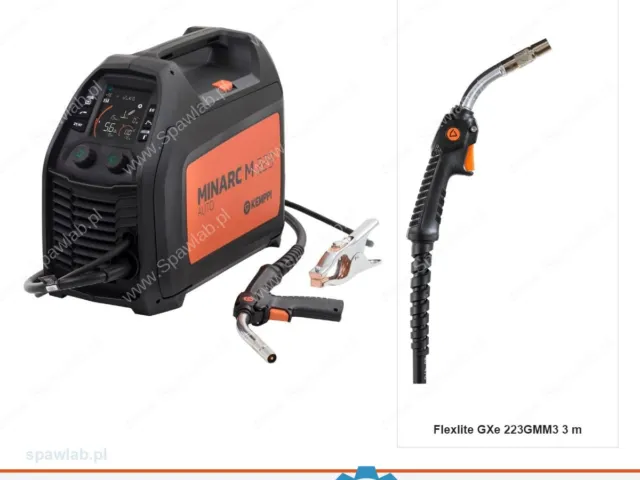 Kemppi Minarc M 223 Auto GM, chłodzony gazem, uchwyt GXe 223GMM 3 m