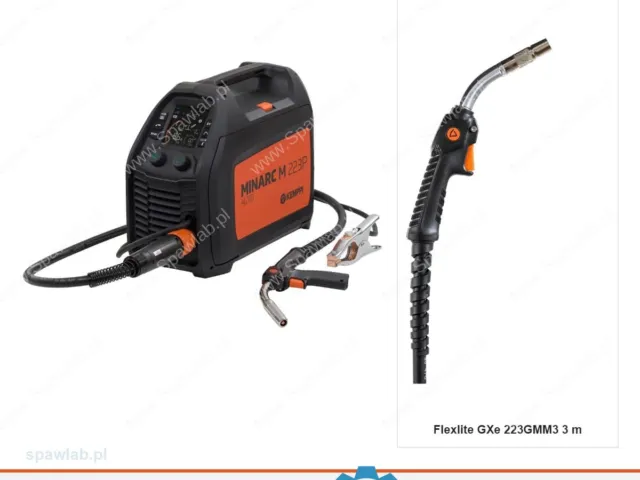 Kemppi Minarc M 223P Auto GM, chłodzony gazem, uchwyt GXe 223G 3 m