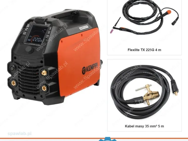 Kemppi Minarc T 223 ACDC GM, chłodzony gazem, uchwyt TX 225G 4 m