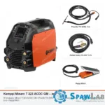 Kemppi Minarc T 223 ACDC GM, chłodzony gazem, uchwyt TX 225G 4 m + pedał FR41
