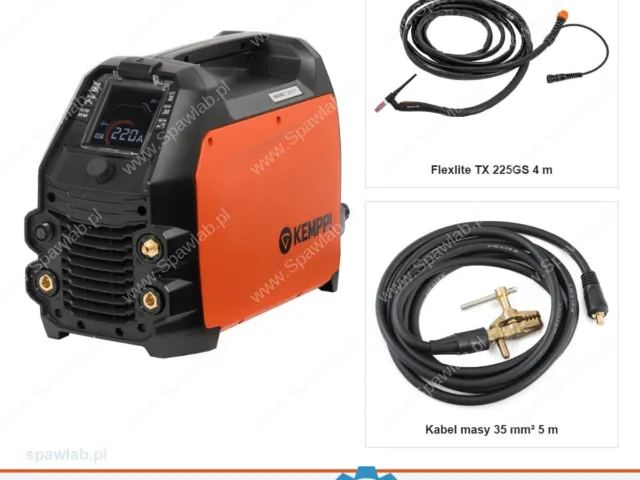 Kemppi Minarc T 223 ACDC GM, chłodzony gazem, uchwyt TX 225GS 4 m